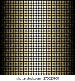 Vector Abstract golden disco light background