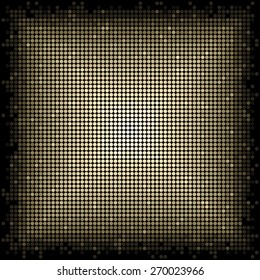Vector Abstract golden disco light background