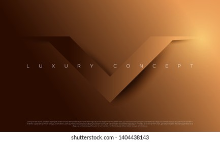 Vector abstract golden luxury backgrounds with geometric graphic elements for poster, flyer, digital board and concept design.