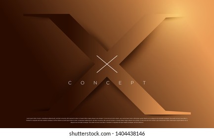 Vector abstract golden luxury backgrounds with geometric graphic elements for poster, flyer, digital board and concept design.