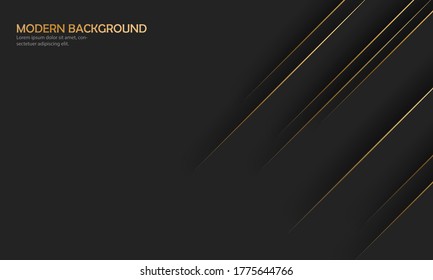 Vector abstract golden luxury backgrounds with geometric graphic elements for poster, flyer, digital board and concept design.