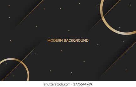 Vector abstract golden luxury backgrounds with geometric graphic elements for poster, flyer, digital board and concept design.