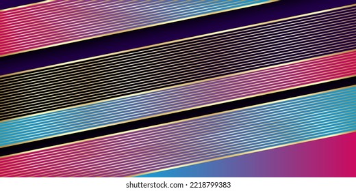Vector abstracto de fondo dorado de lujo con elementos geométricos de efecto claro.