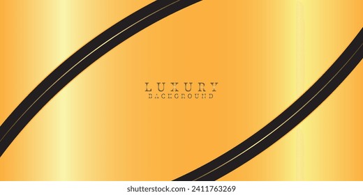 Vector abstract golden luxury backgrounds with light effected geometric graphic elements, cuts, stripes, lines, rounds for poster, flyer, digital board and concept design. vector arts luxury gold