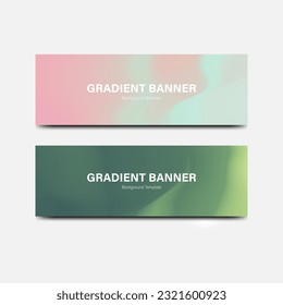 vector abstract gradient background banner template
