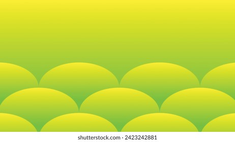 vector abstract gradient background, green bubbles