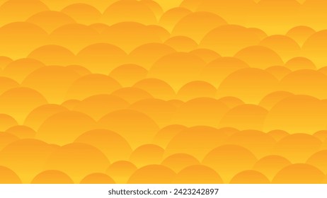 vector abstract gradient background, orange bubbles