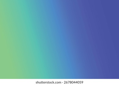 Fundo de gradiente abstrato do vetor com transição suave de verde para azul. Design mínimo e moderno adequado para papel de parede digital, modelo da web, apresentação, cartaz e projetos gráficos