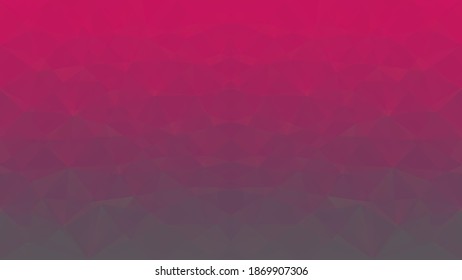 Vector abstract gradient polygonal background with gray and pink colors