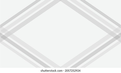 Abstrakter Vektorgrafik-Design-Hintergrund. Hellgraue Linien, die sich auf der linken und rechten Seite überschneiden und einen Rahmen bilden. Kopiert Platz. 