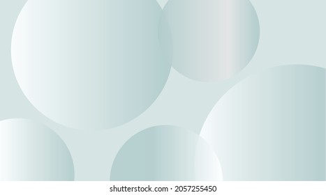 Vector abstract graphic design background. Light blue circles overlapping. Gradient. Business. Copy space. 