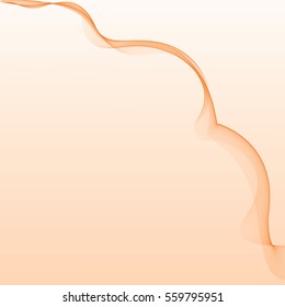 Vector abstract graphic design background orange brown.