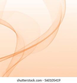 Vector abstract graphic design background orange brown. 