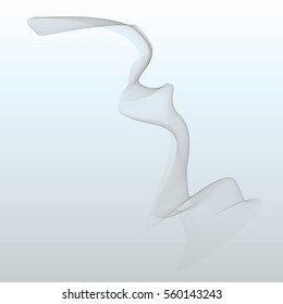 Vector abstract graphic design background.