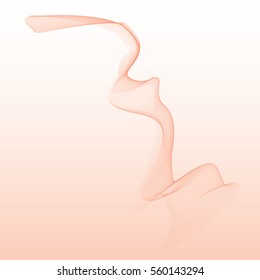 Vector abstract graphic design background orange red.