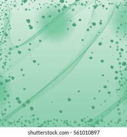 Vector abstract graphic design background green. 