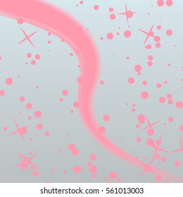 Vector abstract graphic design background pink grey. 