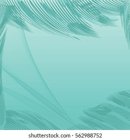 Vector abstract graphic design background green. 