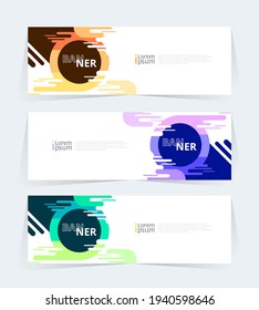 Vector abstract graphic design Banner Pattern background web template.