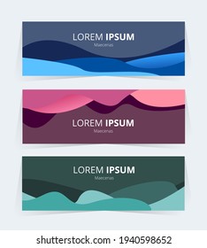 Vector abstract graphic design Banner Pattern background web template.