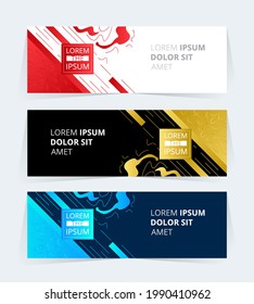 Vector abstract graphic design Banner Pattern background web template.