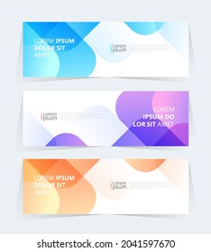 Vector abstract graphic design Banner Pattern background template.