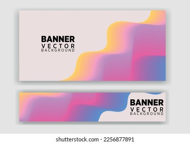 Diseño gráfico abstracto vectorial Plantilla de fondo de patrón de banner.