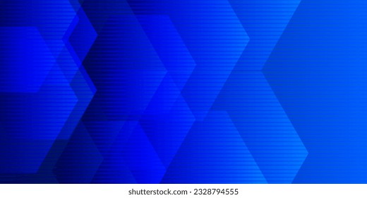 Vector abstract graphic design Banner blue technology background. 