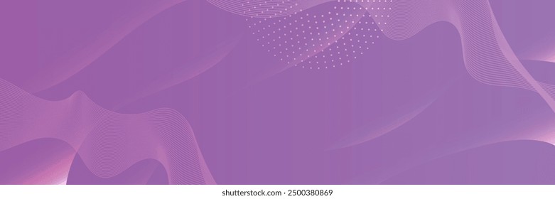 Vector abstract graphic design banner pattern background template. Purple violet abstract banner background