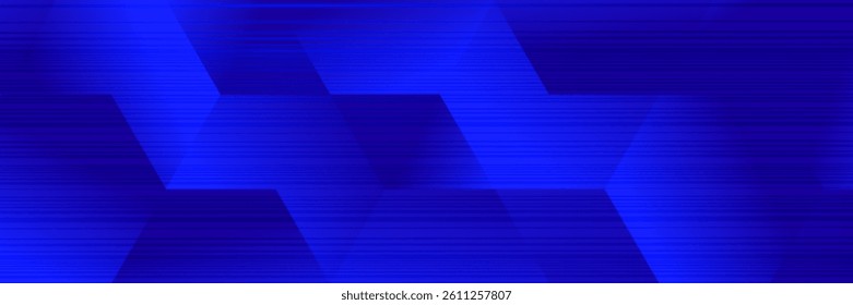 Vector abstract graphic design Banner blue technology background. 