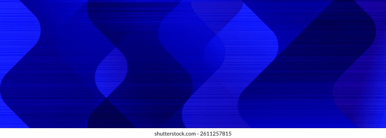 Vector abstract graphic design Banner blue technology background. 
