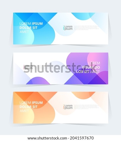 Vector abstract graphic design Banner Pattern background template.