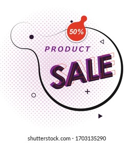 Vector abstract graphic design. Modern colorful business banner template. Modern graphic design