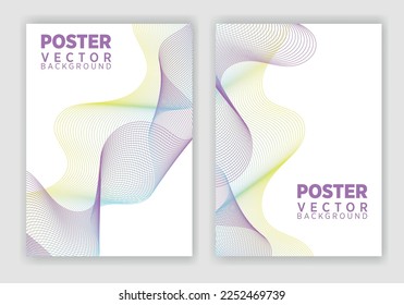 Vector abstract graphic design Poster . Vector vertical poster template, abstract design.