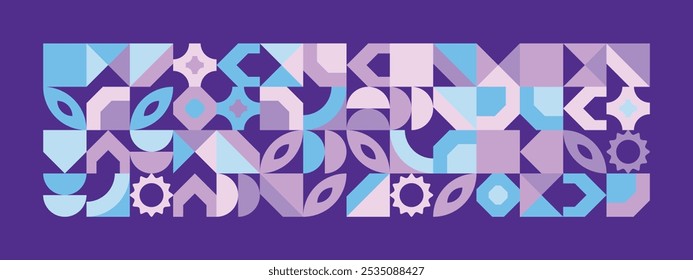 Plantilla de Web de fondo de Fondo de pantalla de patrón de mosaico de diseño de presentación gráfica abstracta de Vector.