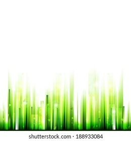 Vector abstract grass. Summer green background. Seamless floral backdrop.