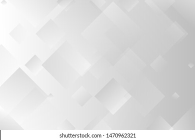 Vector Abstract gray Background. Elegant backdrop with rhombuses. Light Geometric technology pattern. Graphic design
