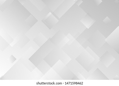 Vector Abstract gray Background. Elegant backdrop with rhombuses. Light Geometric technology pattern. Graphic design