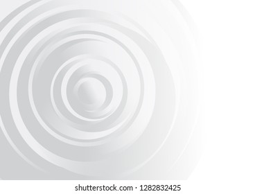 Vector : Abstract gray circles on white background