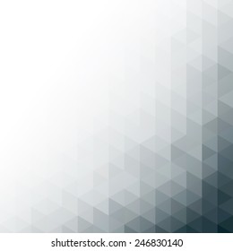 Vector Abstract gray geometric technology background  with triangle 