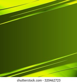 Vector abstract green background with free space for text. Can be used for flyer, brochure, poster, web design etc. Vector illustration