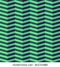 Vector abstract green chevrons seamless pattern. Dark lime texture.