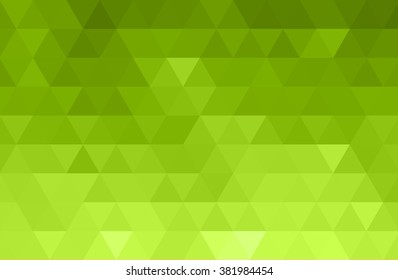 Vector Abstract green color mosaic background for design brochure, website, flyer 