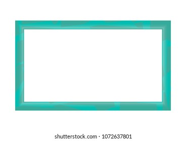 vector abstract green frame for photo