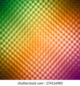 vector of abstract green orange purple Glass texture background.