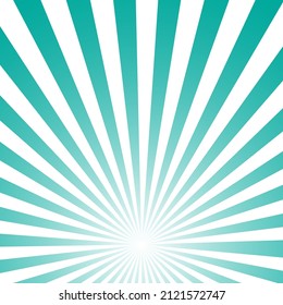 vector, abstract green pastel sunburst design background. sunlight green pastel illustration. 