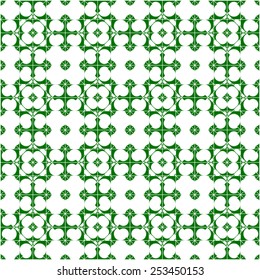 Vector abstract green polygonal mosaic background. Pattern of geometric shapes. 