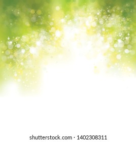 Vector  abstract, green, spring  background.