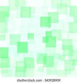 Vector Abstract Green Squares Background. Abstract Green Squares Futuristic Pattern