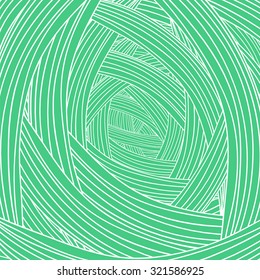 Vector Abstract Green Wave Background. Abstract Wave Pattern.